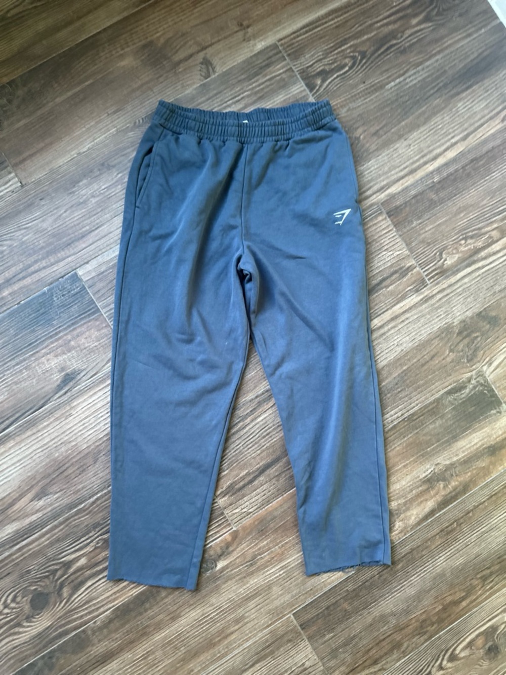 Gymshark Women's Slate Blue Track Joggers with Logo - Picture 5 of 9